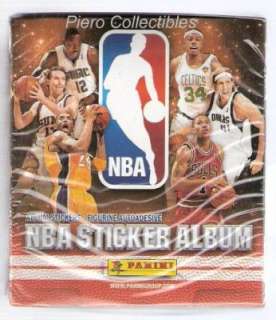 NBA Basketball 2010 11 Box 50 Packs Stickers Panini  