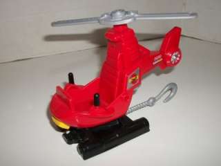 Fisher Price Little People Rescue Helicopter Chopper  