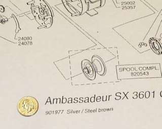 HUGE ABU GARCIA AMBASSADEUR PARTS SCHEMATIC SHEMATICS  