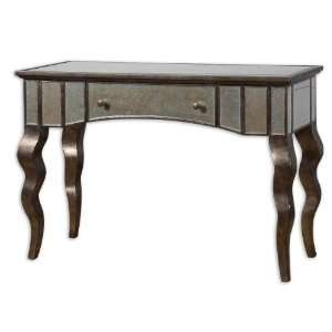 Uttermost 32 Almont, Console Table Distressed Rust Bronze Finish With 