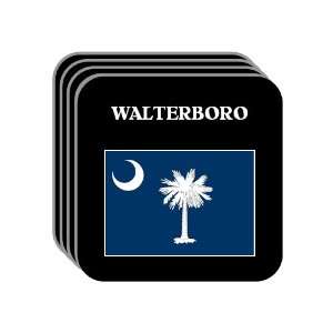 US State Flag   WALTERBORO, South Carolina (SC) Set of 4 Mini Mousepad 