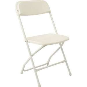  Plastic Folding Chairs (Stacking chair), White, set of 20 