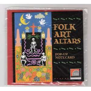  FOLK ART ALTARS POP UP NOTECARD