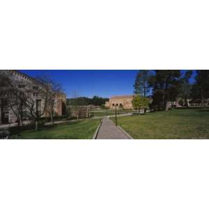 Walkway in a University, Kaufman Hall, University of California, Los 