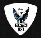 Clayton Acetal Polymer Rounded Triangle 12 Pick Pack  