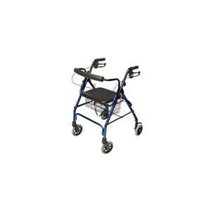  Walkabout Lite Four Wheeled Rollator   Royal Blue Health 