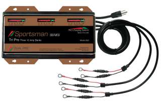 Sportsman Series Dual Pro SS3 3 Bank 10 Amp Battery Charger  