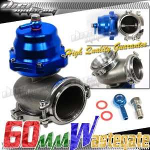  Universal 60MM V Band Wastegate Blue Automotive