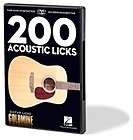 200 ACOUSTIC GUITAR LICKS   TAB SHEET MUSIC DVD VIDEO