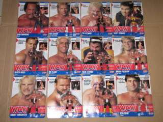   WCW Galoob COMPLETE SET 13 Action Figures MOSC w/Rare Sting Variant