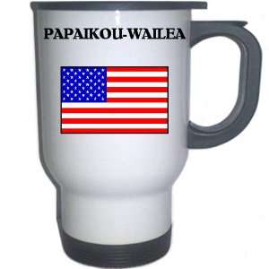  US Flag   Papaikou Wailea, Hawaii (HI) White Stainless 