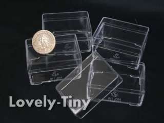 clear Plastic Boxes for contain the Miniature items  