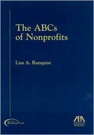 The ABCs of Nonprofits, (1590312910), Lisa A. Runquist, Textbooks 