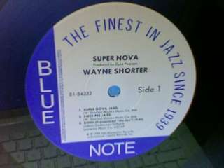 Wayne Shorter Super Nova Blue Note Jazz NM/NM AWESOME  