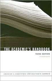 The Academics Handbook, (0822338742), A. Leigh DeNeef, Textbooks 
