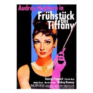  Breakfast At Tiffany s (1961) 27 x 40 Movie Poster German 