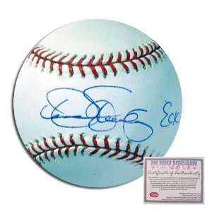  Autographed Dennis Eckersley Baseball   Rawlings Eck 