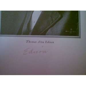 Edison, Thomas Edison The Boy The Man 1929 Book Signed Autograph 