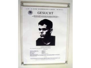 The Bourne Supremacy, Matt Damon, FAX Wanted Poster  