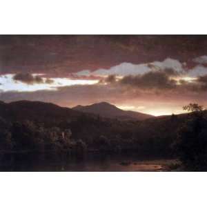  Twilight Catskill Mountain by Frederick Edwin Church 