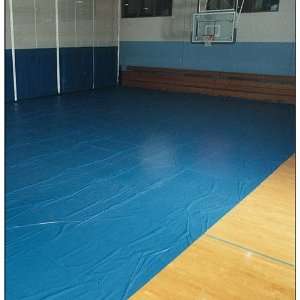  Pre Cut Gym Floor Cover   22 oz. Color Royal Blue , Item 