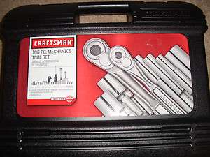 NEW CRAFTSMAN 106 PIECE MECHANICS TOOL SET 3/8 DR.& 1/4 DR.STD 