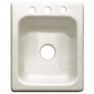  Peachtree Forge PF13 Lanier Prep Sink, 3 Hole, Biscuit 