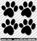 ST I02   [Bozza] Adesivo Sticker impronta GATTO / CAT