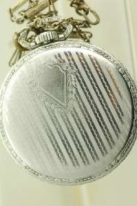 THIS IS A 12 SIZE ELGIN 15 JEWEL POCKET WATCH IN A DEFIANCE BASE METAL 