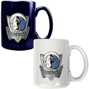   Mavericks   NBA 2pc Ceramic Mug Set   Primary Logo