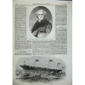  American Minister Hon Dallas Vigilant Gun Boat 1856