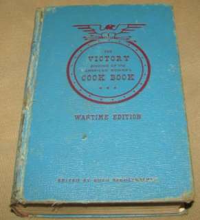   Binding of the American Womans Cookbook   Wartime Edition, 1943