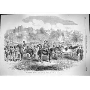  1864 Volunteer Review Hyde Park Princess Wales Horses 