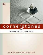 Cornerstones of Financial Accounting, (0538473452), Jay Rich 