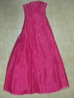 Tiffany Designs   Hot Pink Pageant Prom Dress Size 0  
