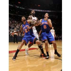 New York Knicks v Toronto Raptors Amir Johnson, Wilson Chandler and 