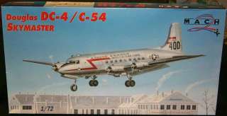 72 Mach 2 DOUGLAS C 54 SKYMASTER / DC 4 Airliner  