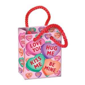  Candy Heart Mini Gift Bag Party Favors Case Pack 156 