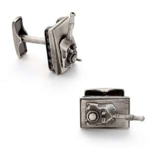  Gunmetal Tank Cufflinks