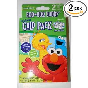  BOO BOO BUDDY INSTANT COLD PACK   SESAME STREET (2 PACK 