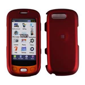  Red Rubberized Hard Protector Case for Samsung Highlight 