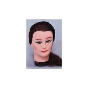 Hairart 20 long Mannequin Head with Brown Hair #4120 