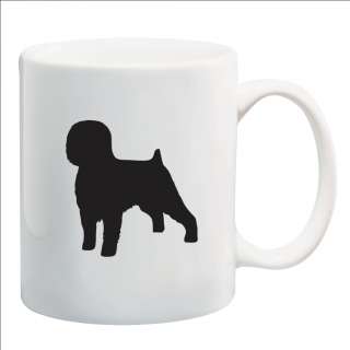 AFFENPINSCHER DOG Silhouette Mug Cup  Choice Colors  