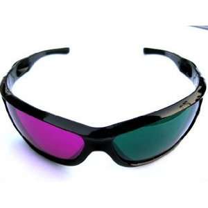   Red green Anaglyph Fashion Style 3D Glasses 3D movie game Electronics