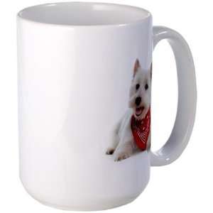 Westie Dog Large Mug by 