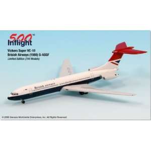  InFlight 500 British Airways VC 10 Model Airplane 