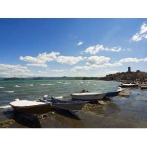 Lake of Bolsena, Marta, Viterbo, Lazio, Italy, Europe Photographic 