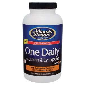 Vitamin Shoppe   One Daily W/Lutein & Lycopene No Iron Multivitamin 