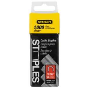   Stanley CT109T 1,000 Units 9/16 Inch Cable Staples