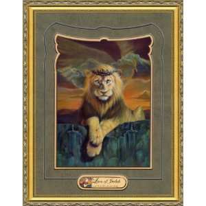  Christian Framed Art by William Hallamark   Lion of Judah 